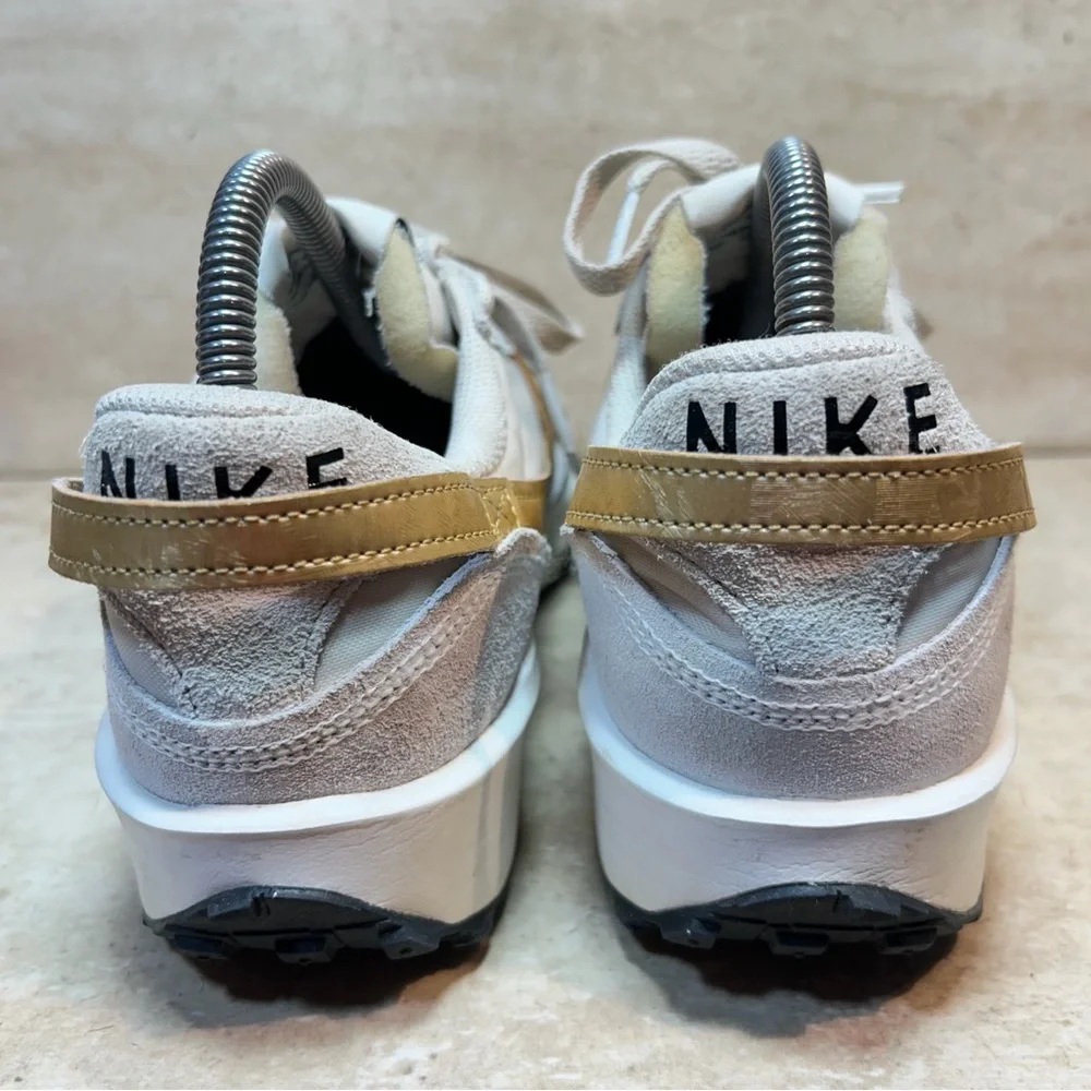 Nike Waffle Debut Summit White Metallic Gold‎ Sneakers FD0555-100 Womens 8.5